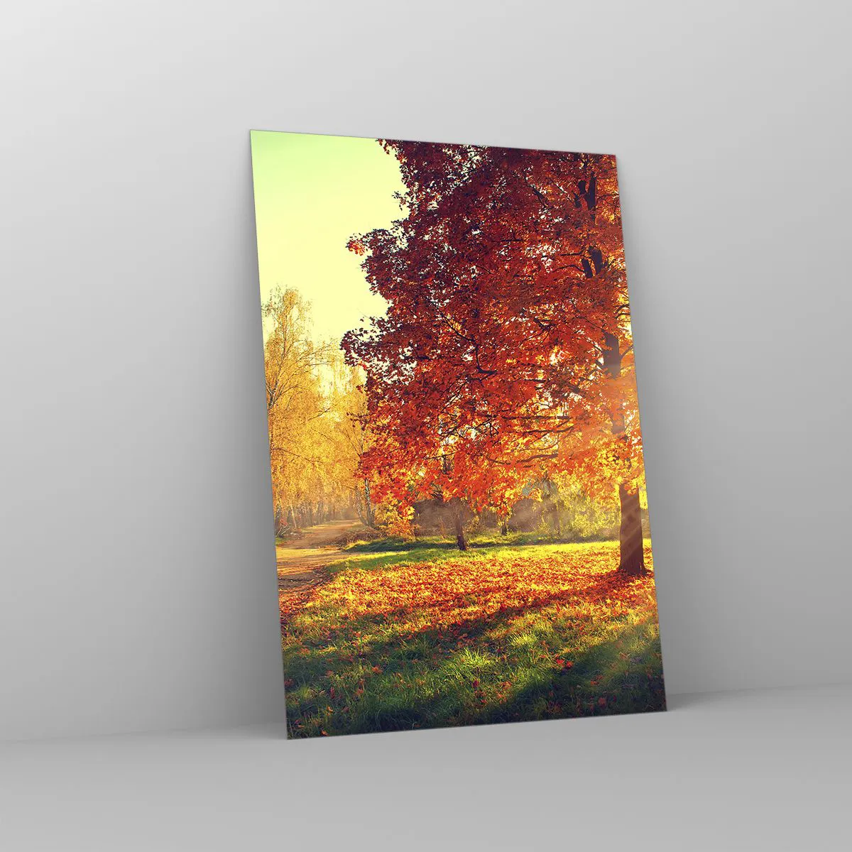 Tablou pe sticlă - Roșcatul este frumos - 70x100 cm