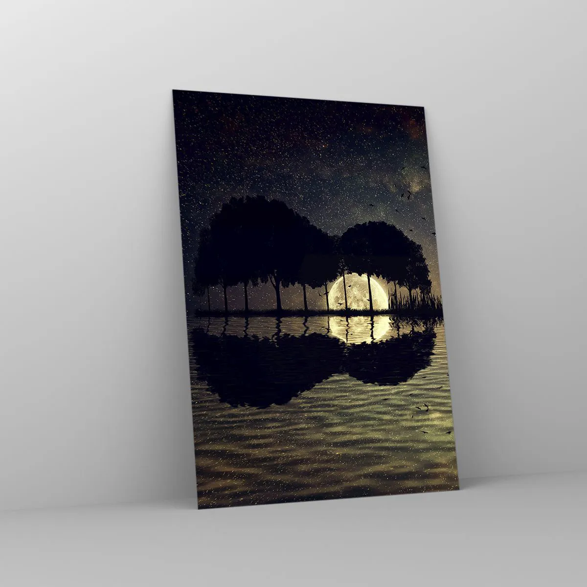 Tablou pe sticlă - O noapte la capătul lumii - 70x100 cm