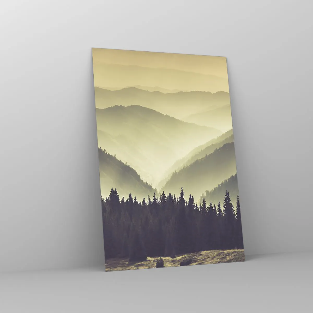 Obraz na skle - Za sedmero horami… - 70x100 cm