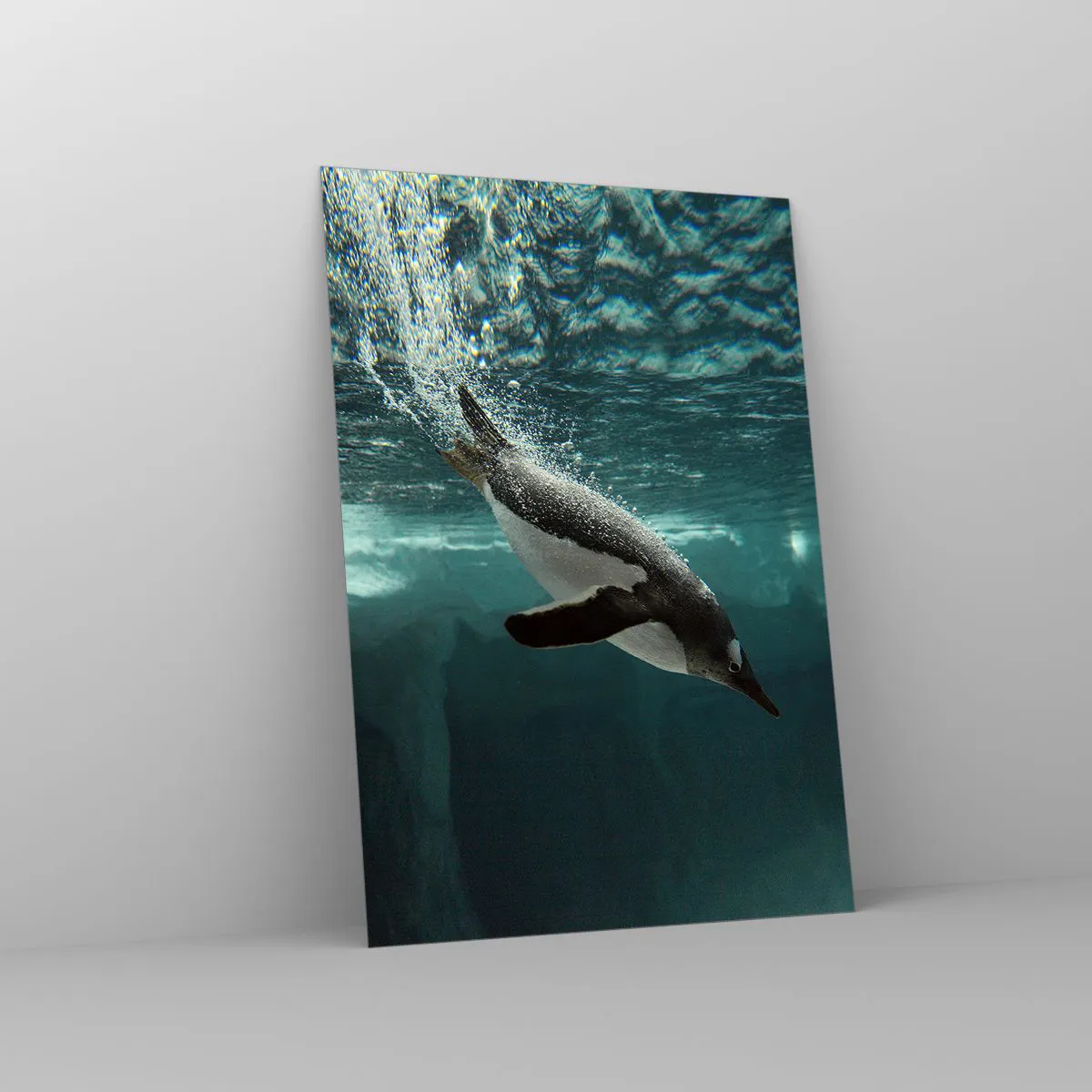 Tablou pe sticlă - Bun venit în lumea mea - 70x100 cm