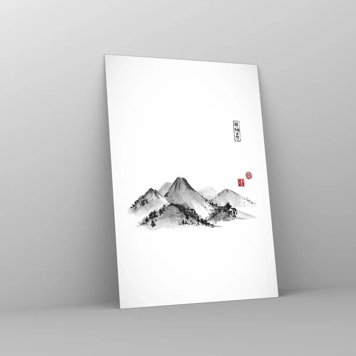 Glass picture - Further and Further - 70x100 cm