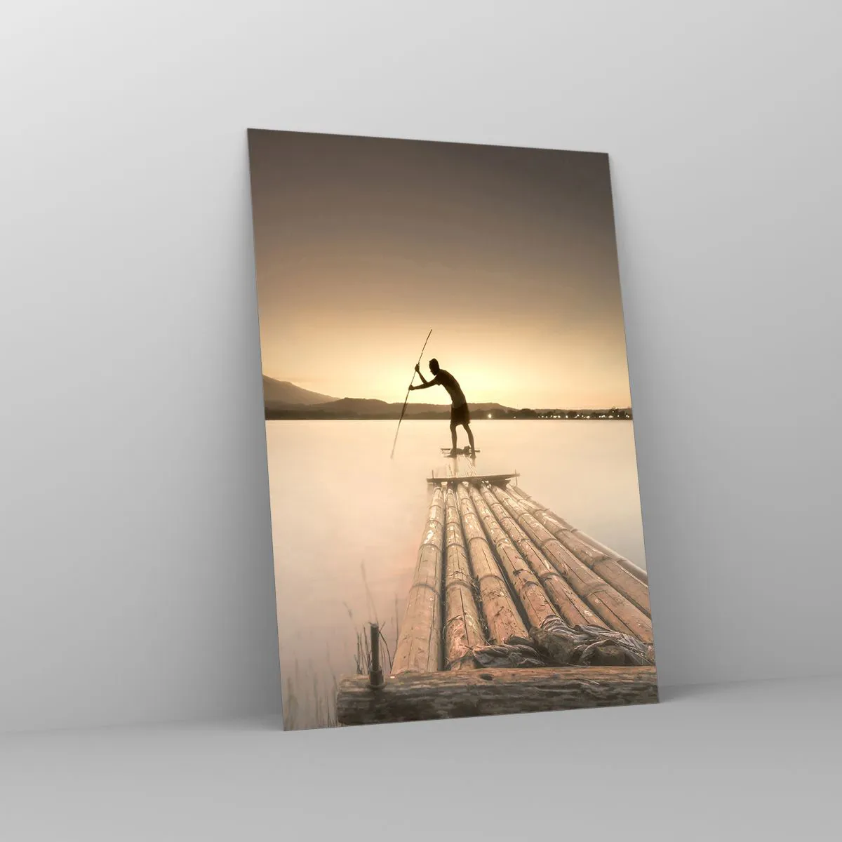 Üveg kép - Pihenés előtt - 70x100 cm