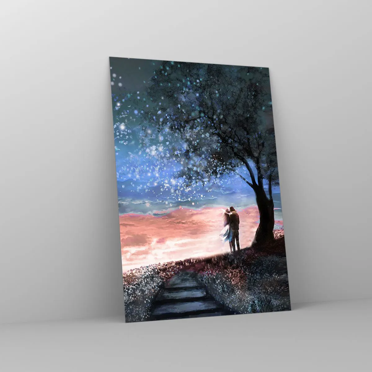 Quadro em vidro - Espetáculo estrelado - 70x100 cm