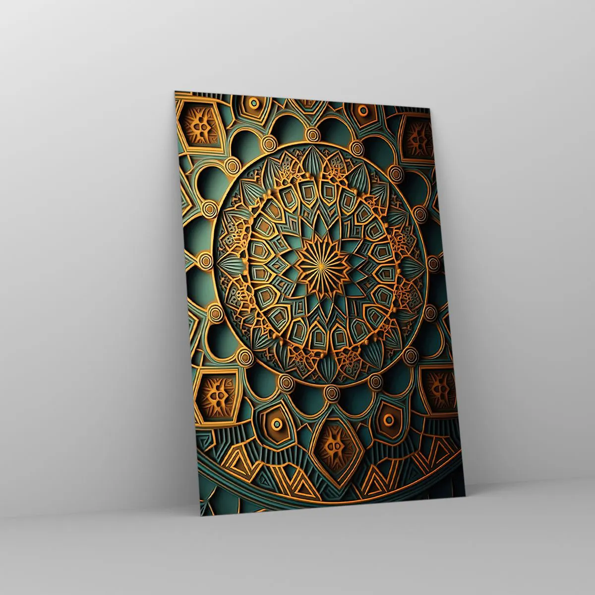 Quadro em vidro - Em uma atmosfera árabe - 70x100 cm