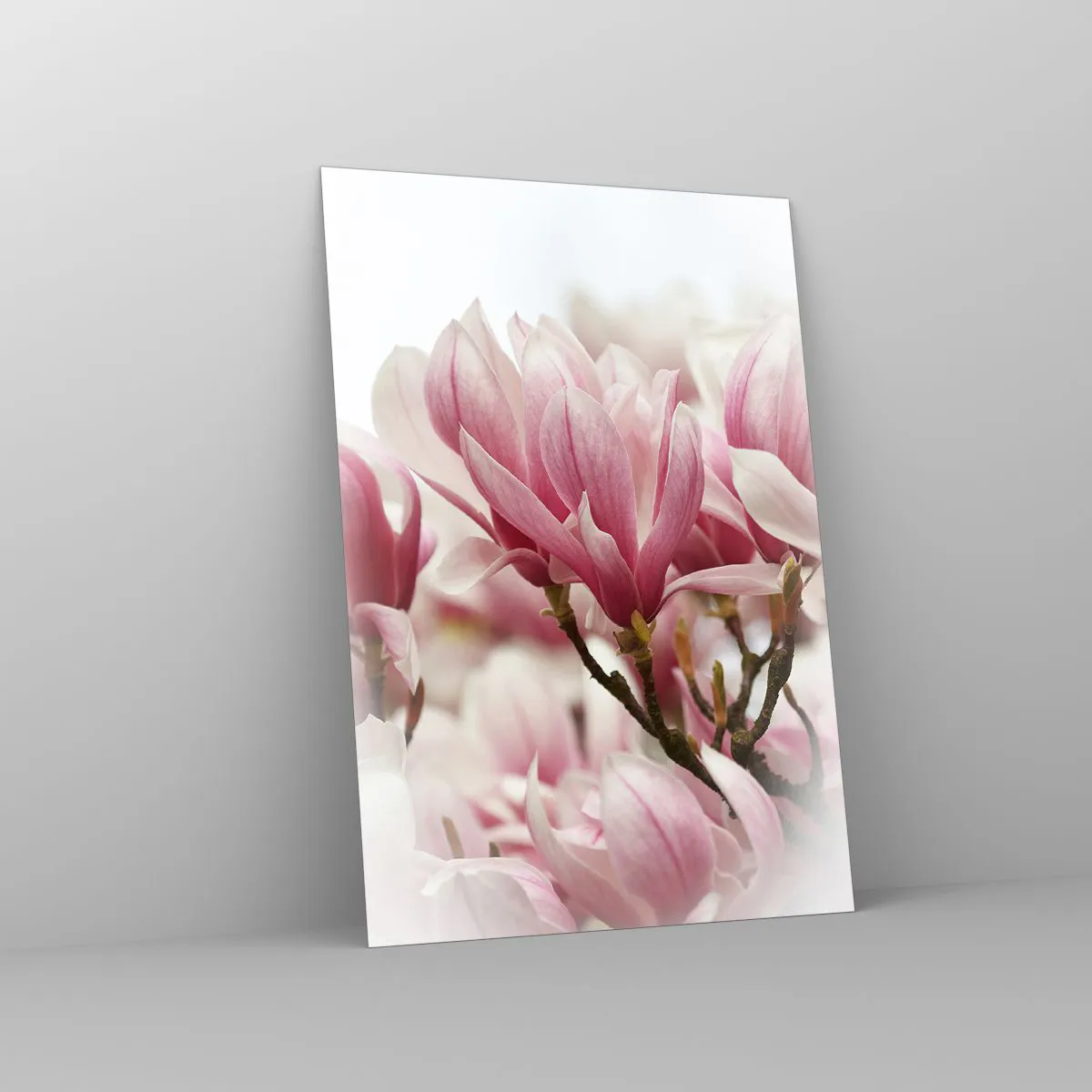 Impression sur verre - Image sur verre - Fleurs de printemps - 70x100 cm