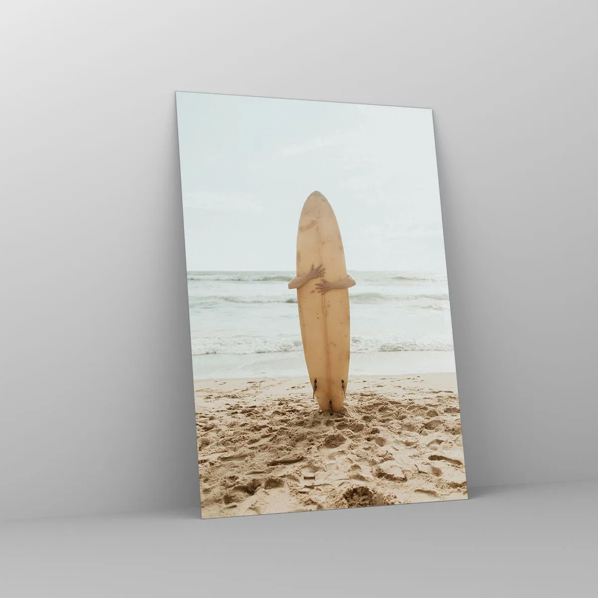 Tablou pe sticlă - Din dragoste pentru valuri - 70x100 cm