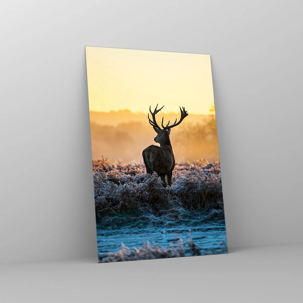 Quadro em vidro - Coroado em sua terra - 80x120 cm