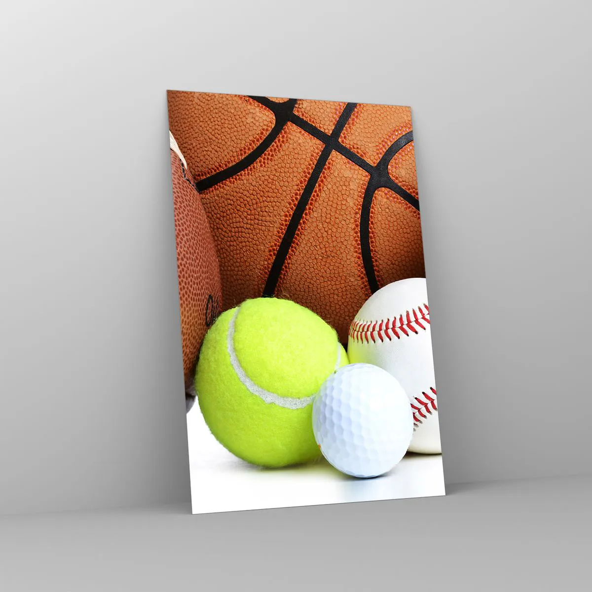 Glass picture - Football Unites Us - 80x120 cm