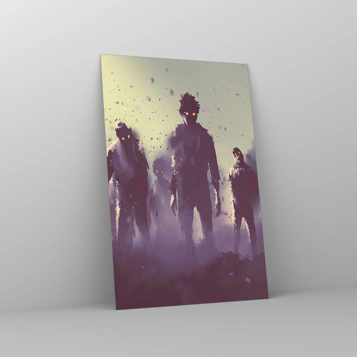 Obraz na skle - Dávaj pozor! Prichádzajú - 80x120 cm