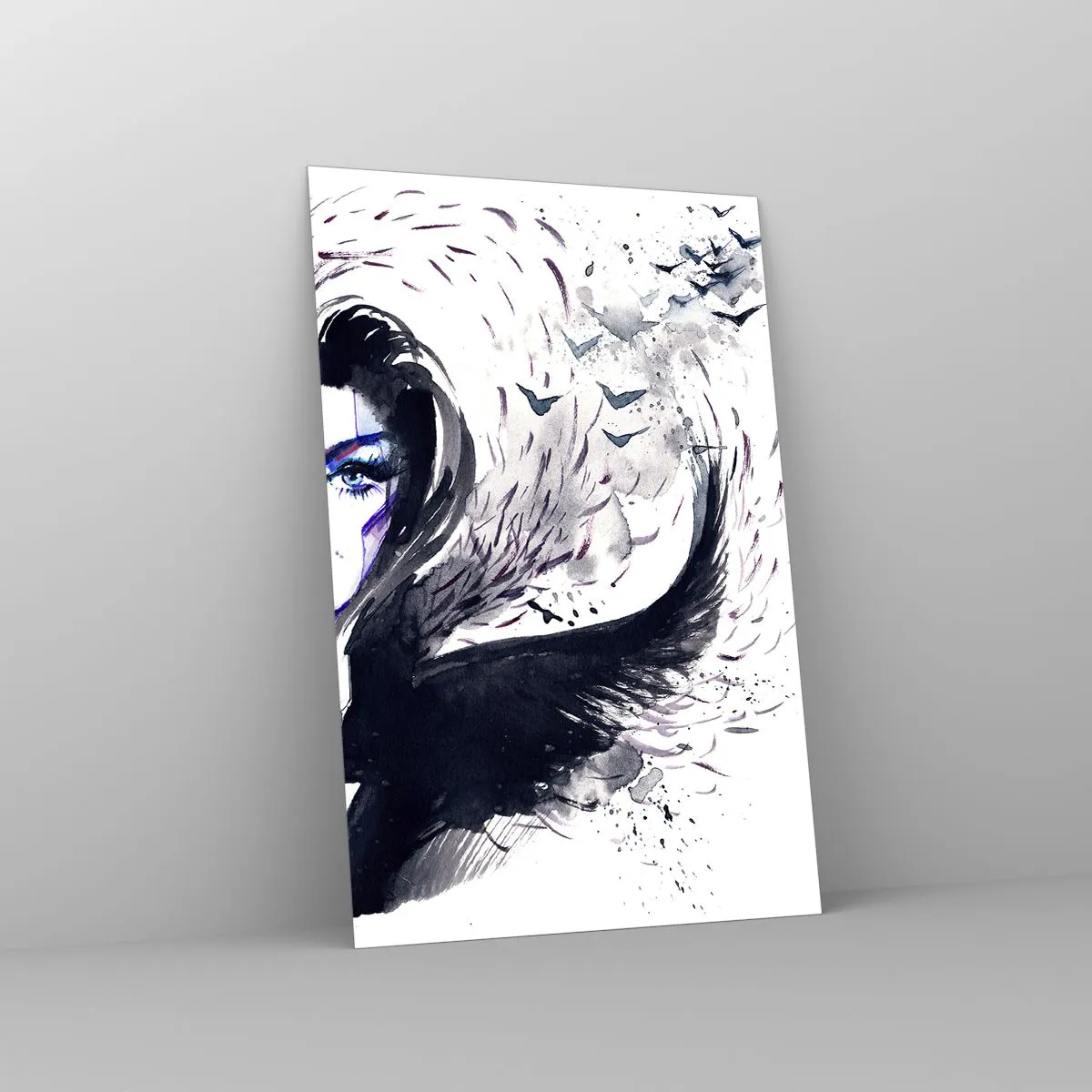 Glass picture - Demonic and Beautiful - 80x120 cm