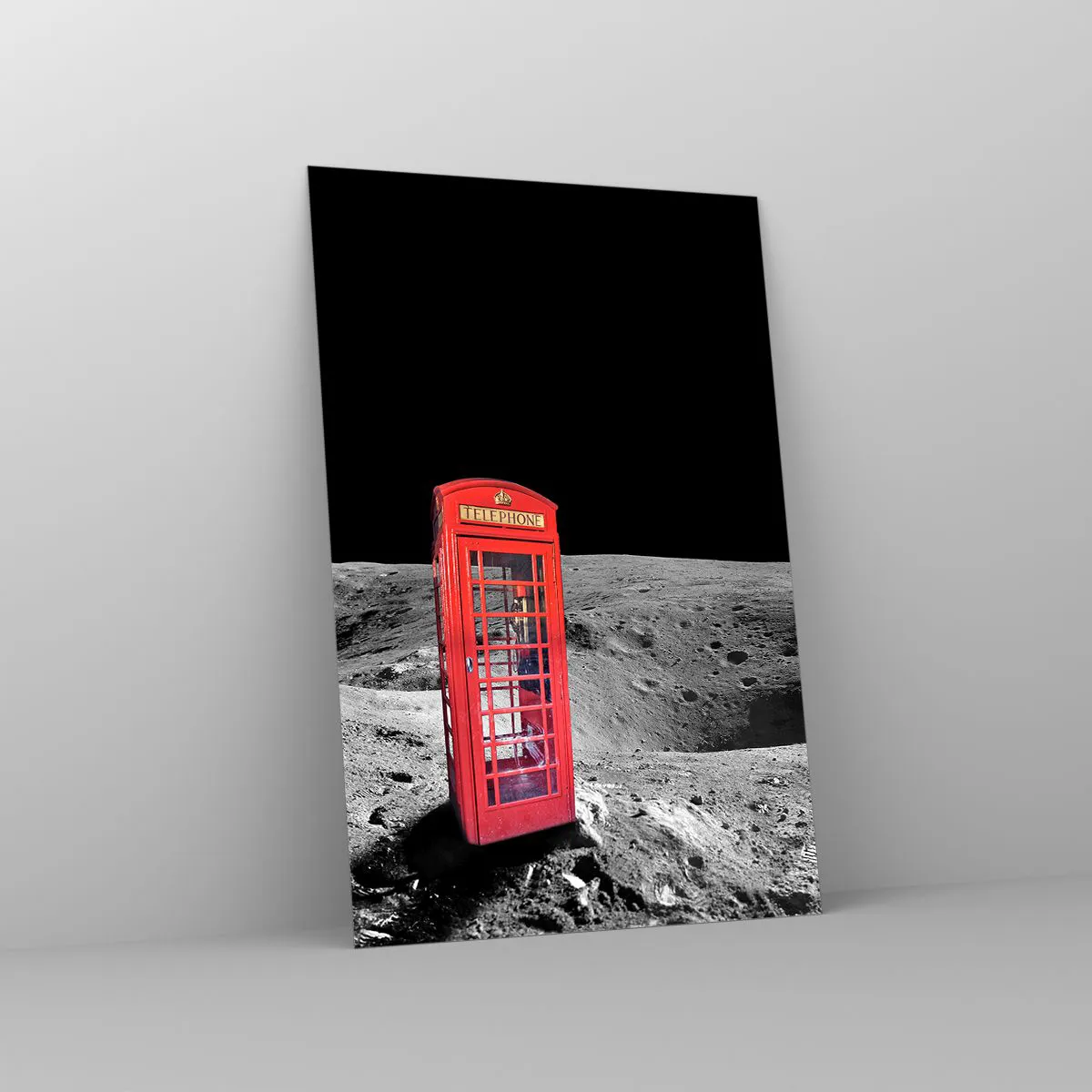 Obraz na skle - Kozmický žart - 80x120 cm