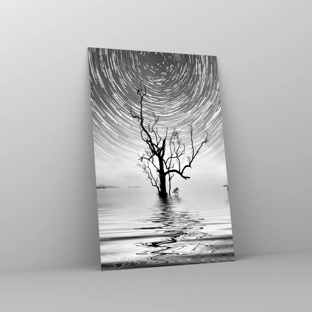 Glastavla - Bild på glas - Naturens symfoni - 80x120 cm