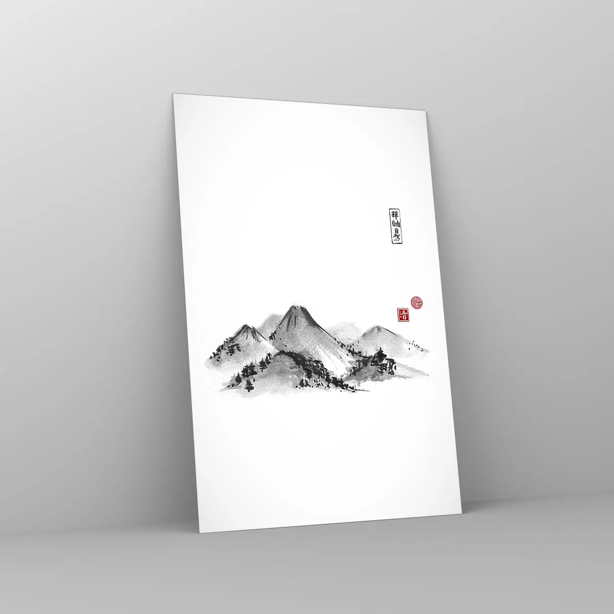 Billede på glas - Langt væk - 80x120 cm