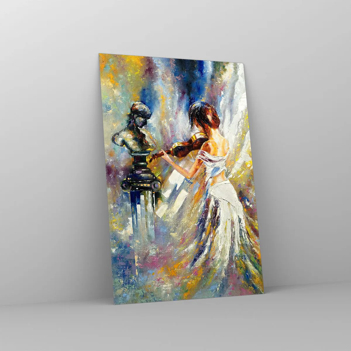 Glass picture - Reviving with a Sentiment - 80x120 cm