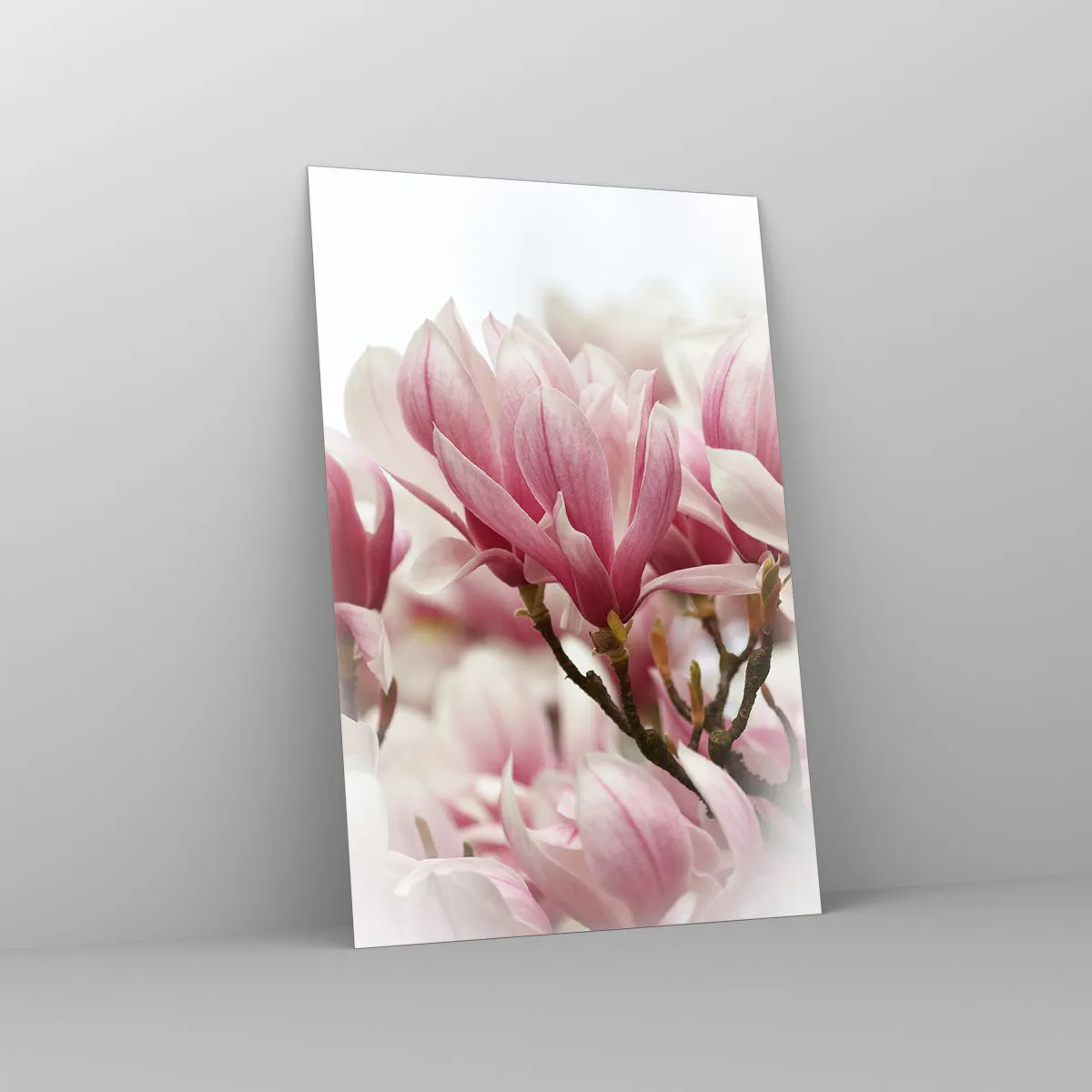 Impression sur verre - Image sur verre - Fleurs de printemps - 80x120 cm