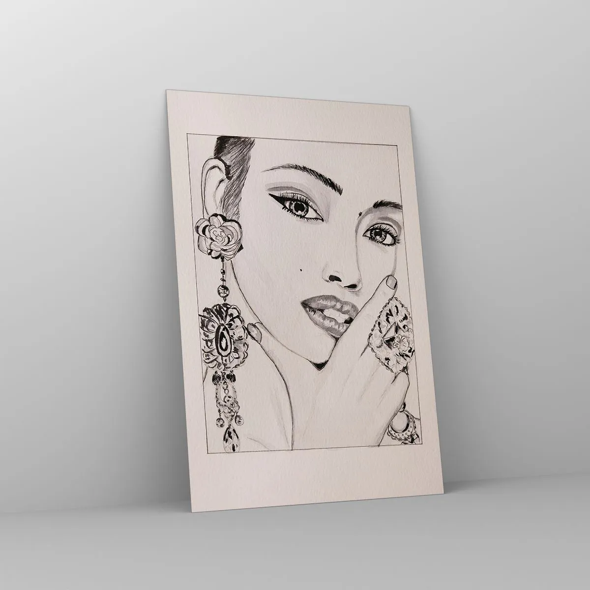 Obraz na skle - Nejkrásnější klenot - 80x120 cm