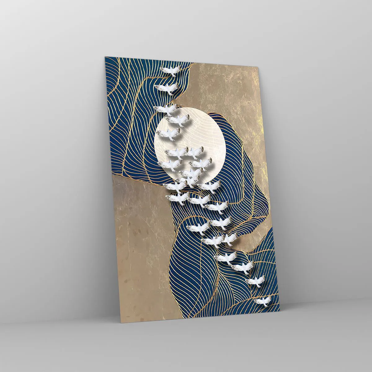 Quadro su vetro - Libertà, viaggio, comunità - 80x120 cm