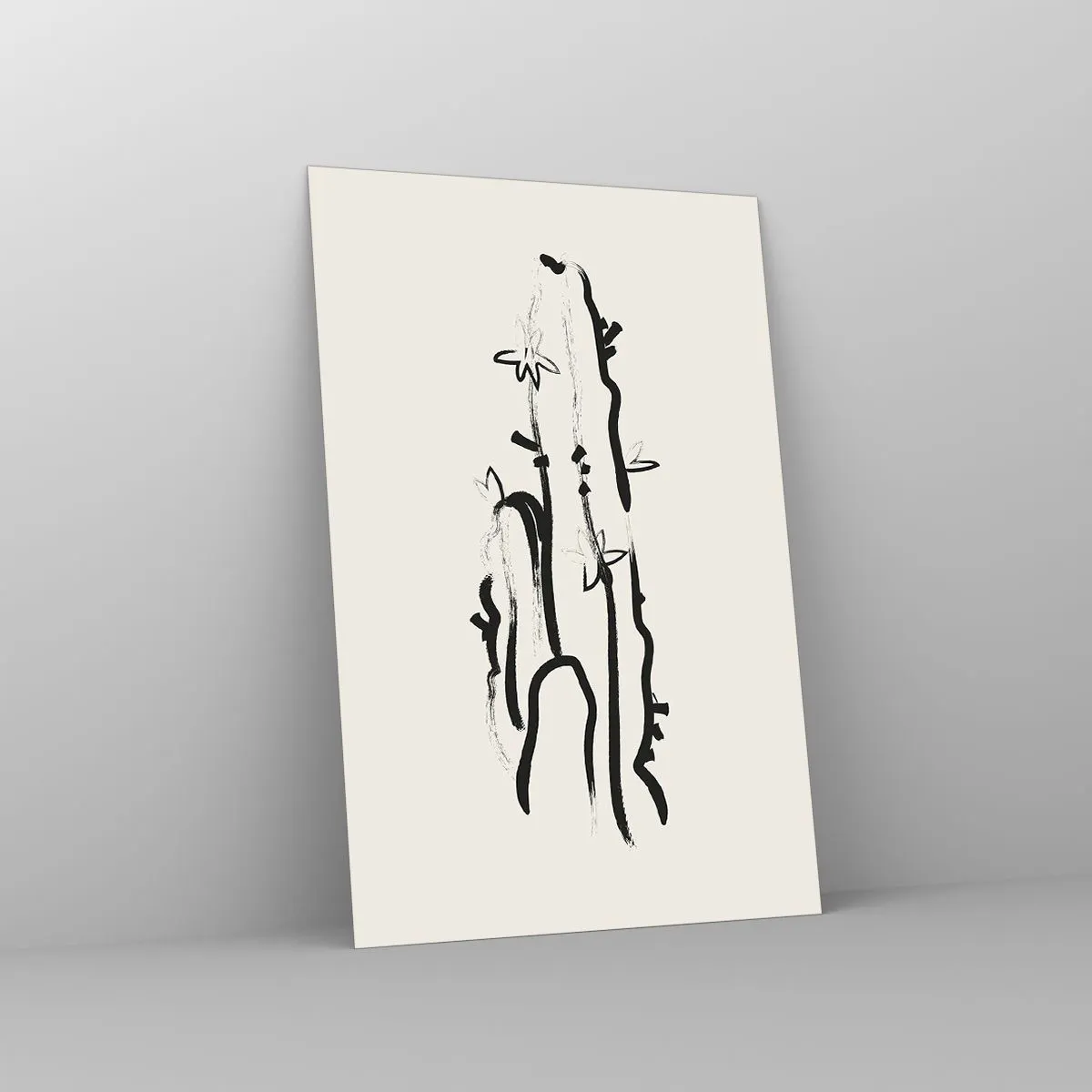 Üveg kép - Virágzó gyógynövény - 80x120 cm