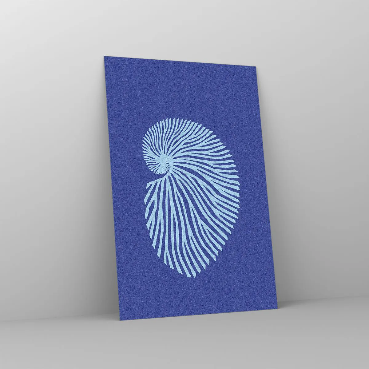 Quadro em vidro - O nascimento da concha - 80x120 cm