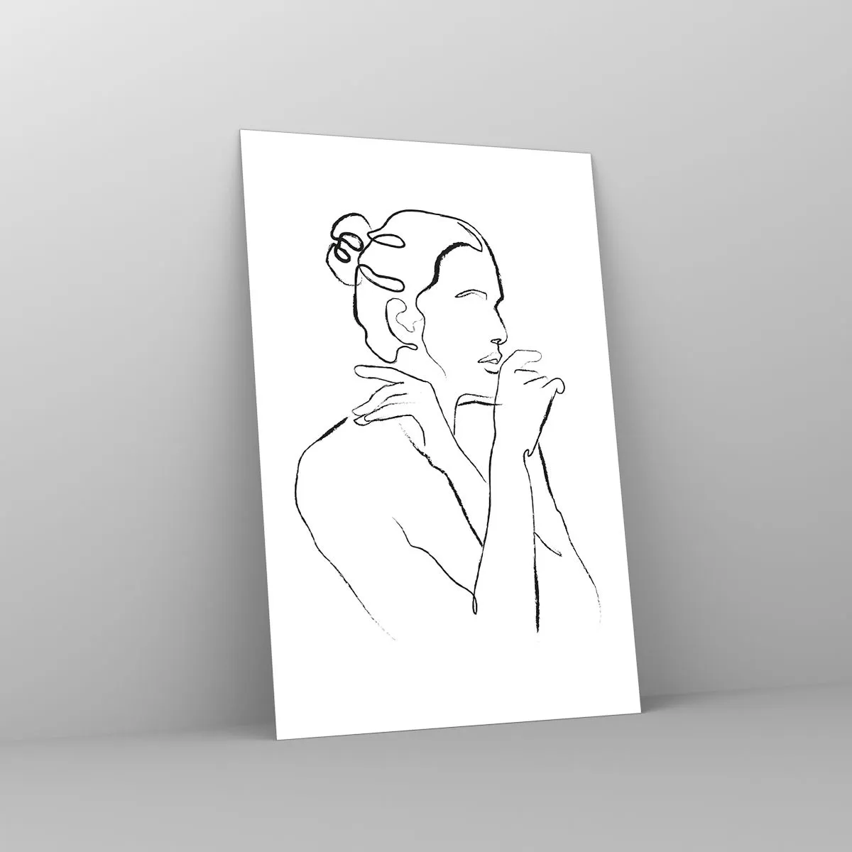 Üveg kép - Akt: érzéki misztérium - 80x120 cm