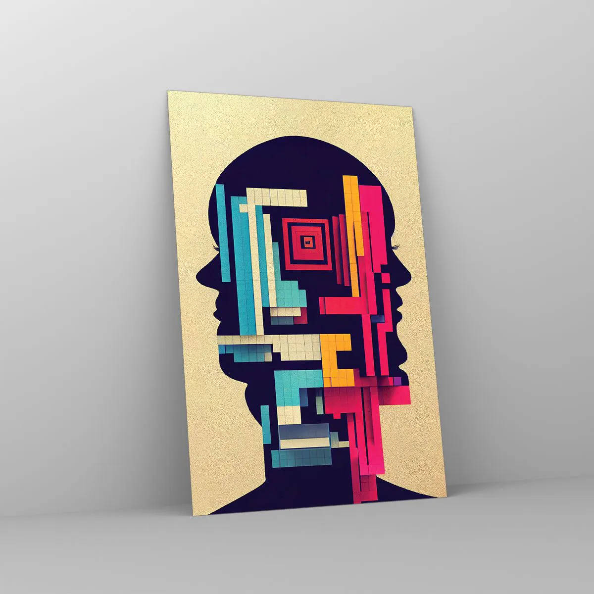 Glass picture - New Ties - 80x120 cm