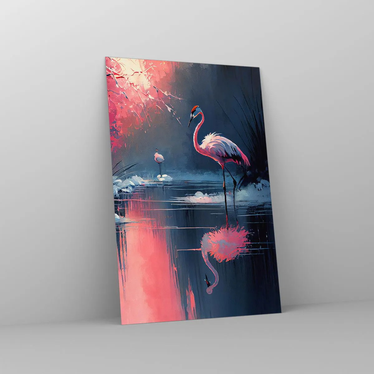 Glass picture - Bird Retreat - 80x120 cm