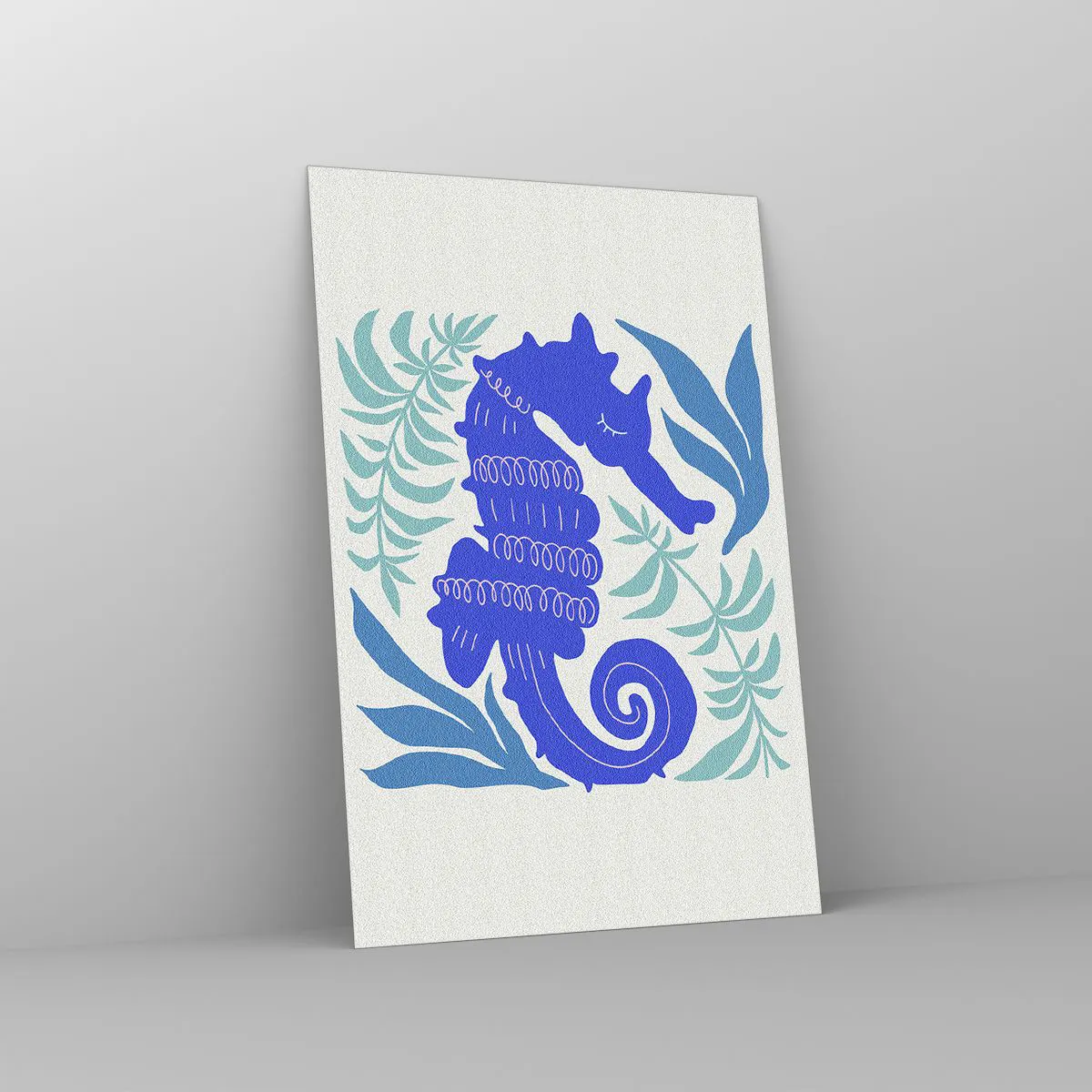 Glass picture - In Underwater Meadow - 80x120 cm