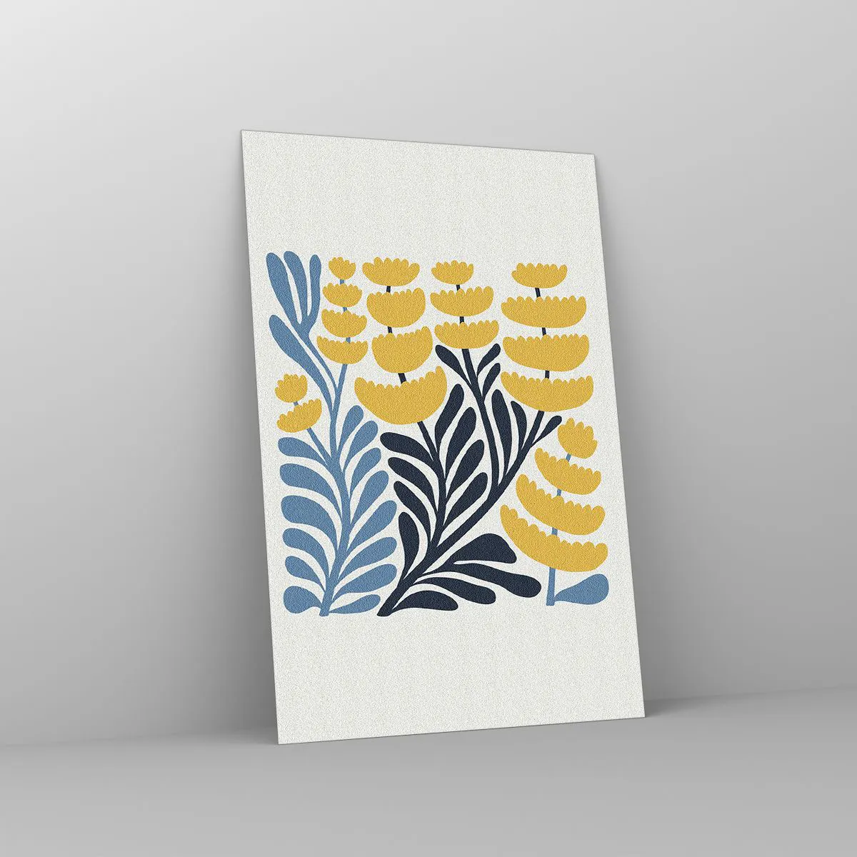 Obraz na skle - Slnečný záhon - 80x120 cm