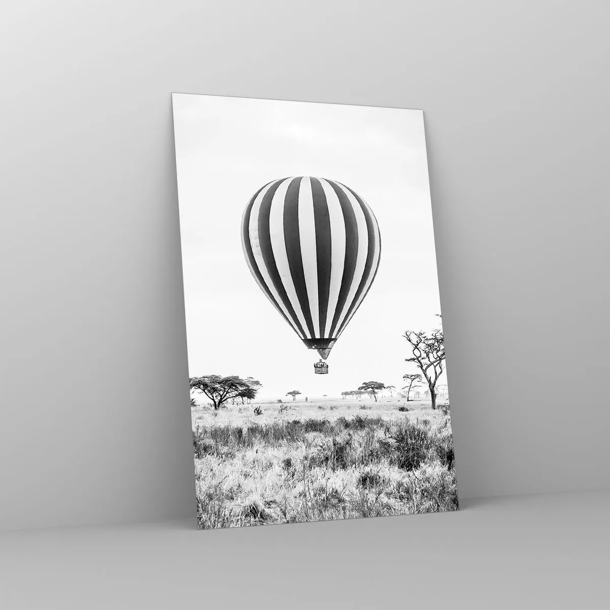 Quadro su vetro - Sulla savana - 80x120 cm