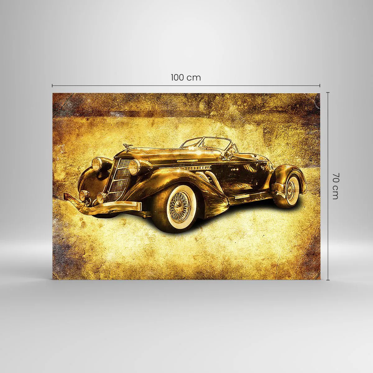 Quadro em vidro - Elite da elite - 100x70 cm