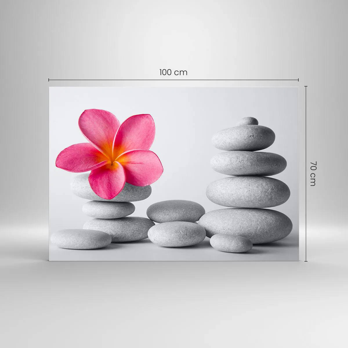 Üveg kép - Kő a kövön, és ezen a kövön... - 100x70 cm