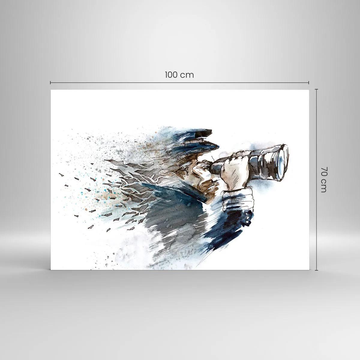 Glass picture - Ten on the Beaufort Sclae - 100x70 cm