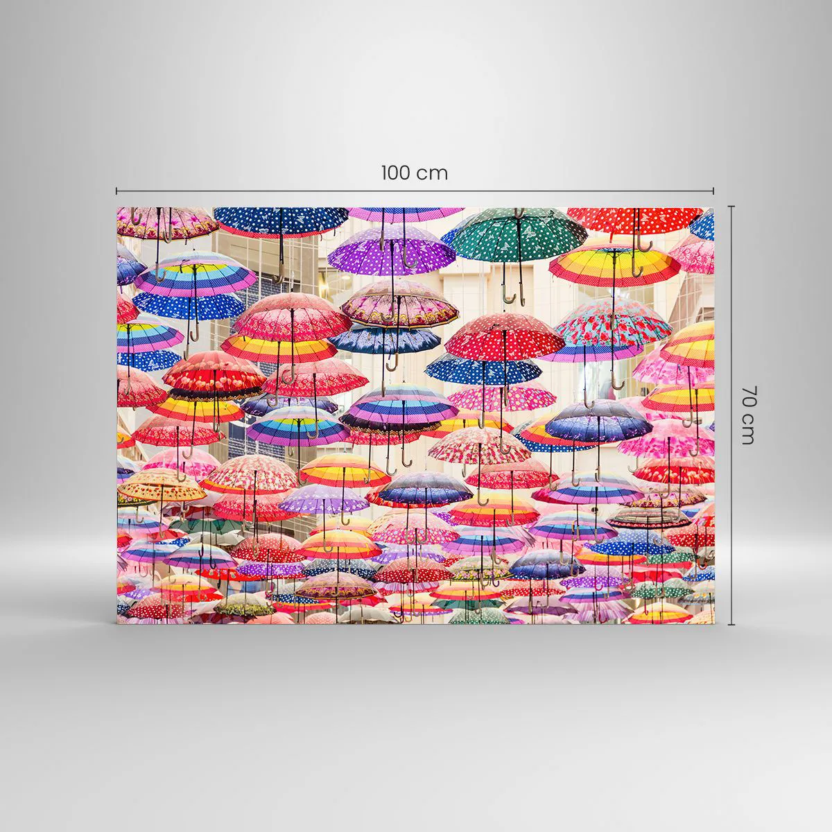 Üveg kép - Városi rét - 100x70 cm