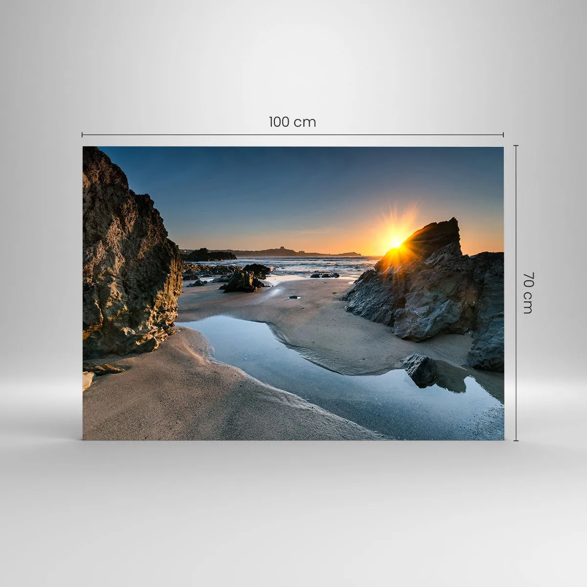 Üveg kép - Az emberi kéz által nem érintett - 100x70 cm