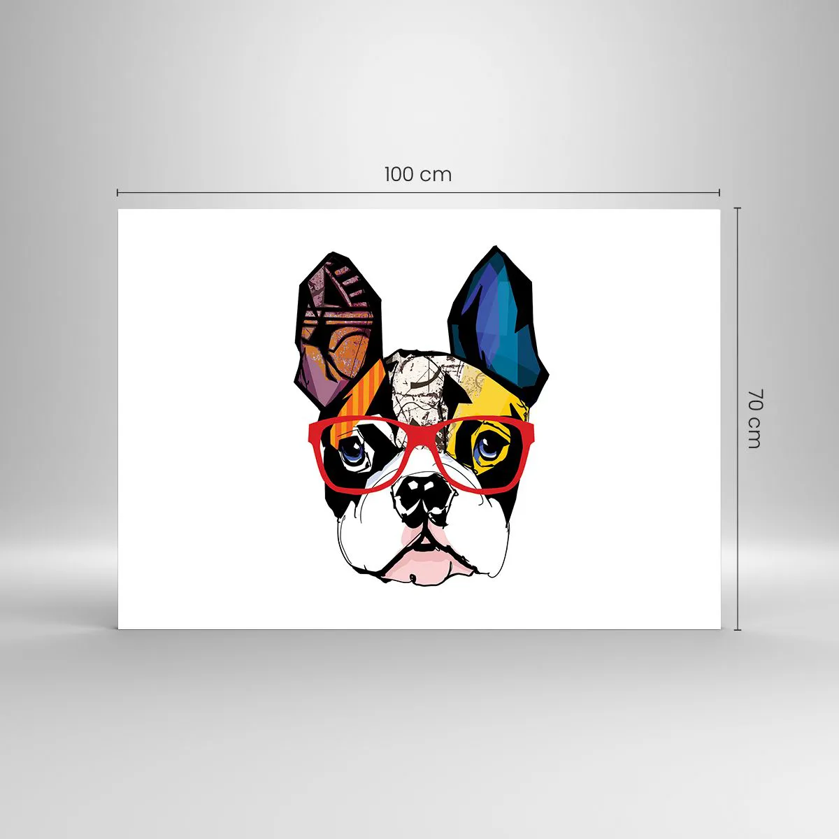 Tablou pe sticlă - Intelectualist - 100x70 cm