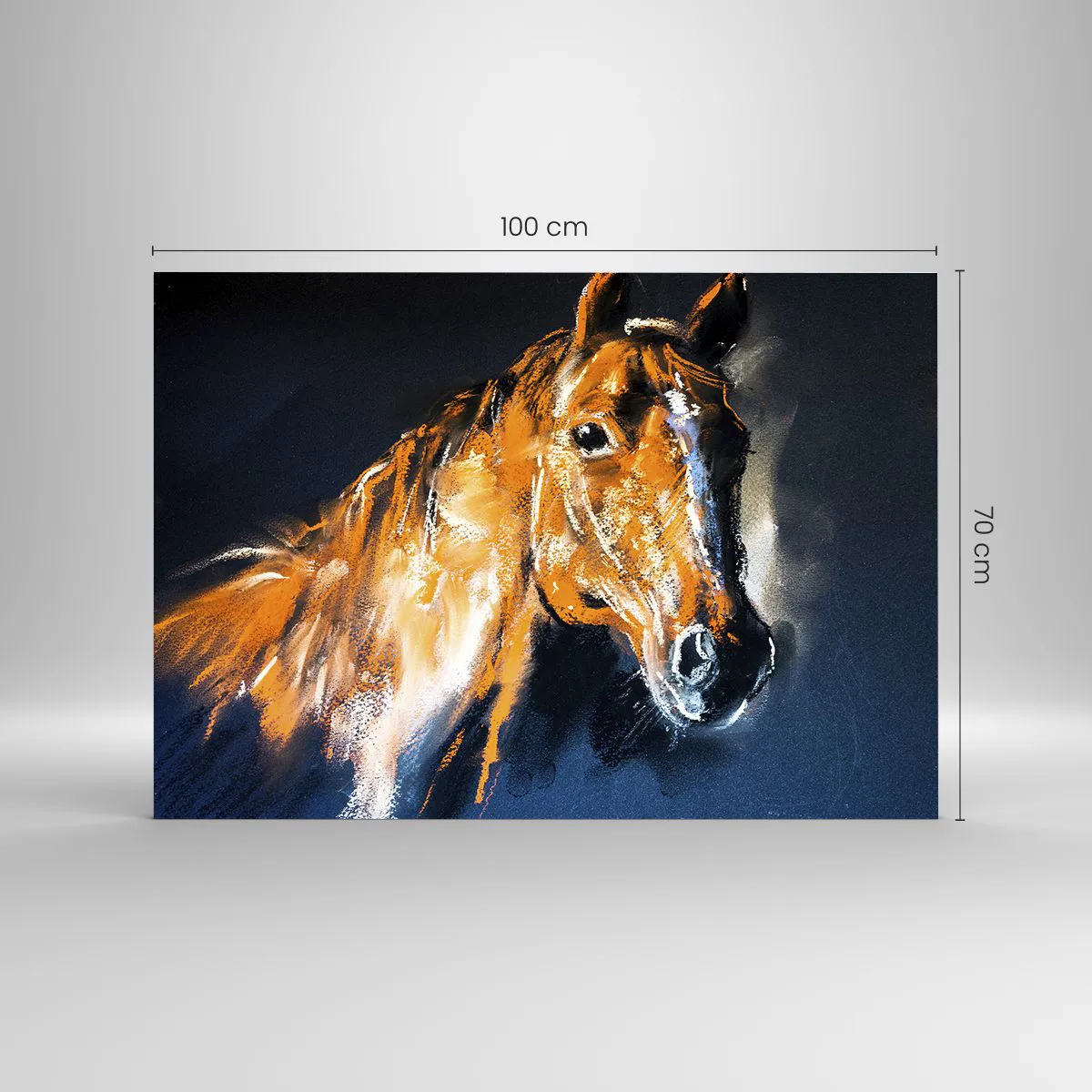 Obraz na skle - Tak čo, ideš? - 100x70 cm