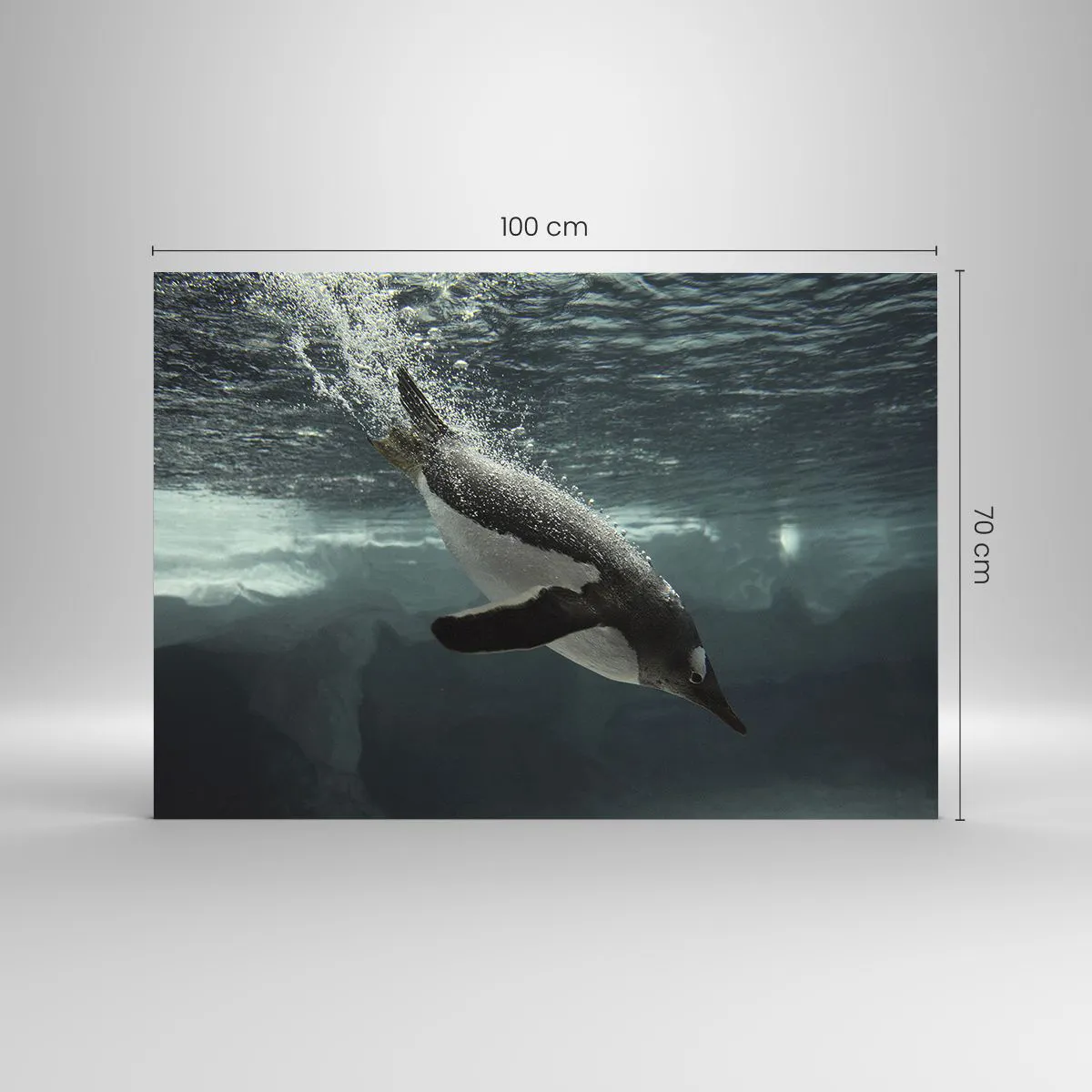 Üveg kép - Üdv a világomban - 100x70 cm