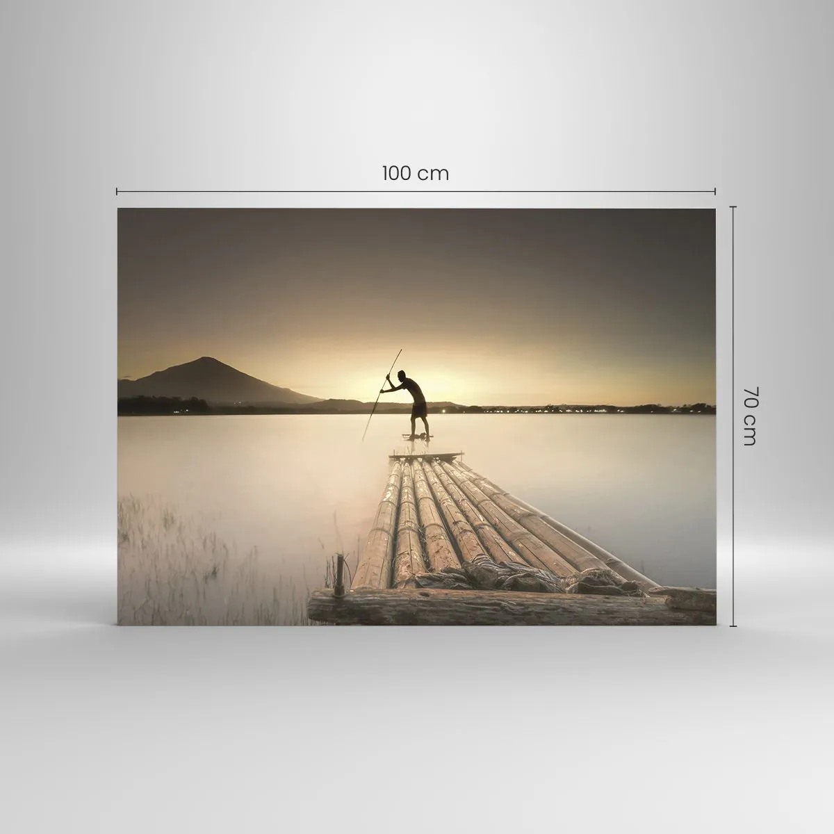 Glass picture - Before Rest - 100x70 cm