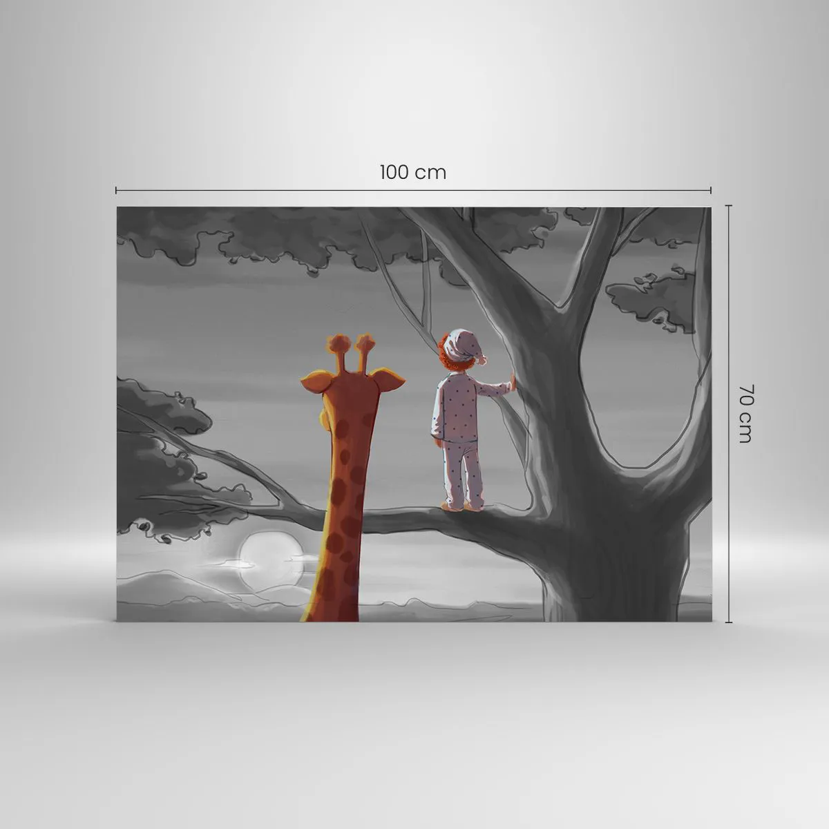 Tablou pe sticlă - Acest lucru se întâmplă cu adevărat - 100x70 cm