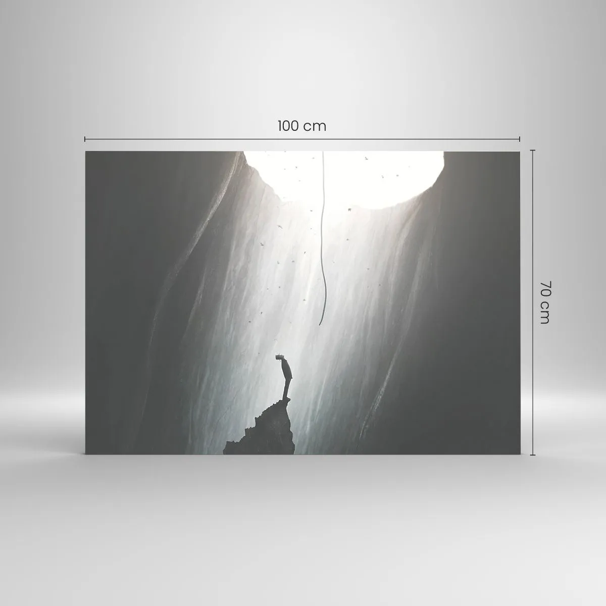 Glass picture - There Is Always Some Way Out - 100x70 cm