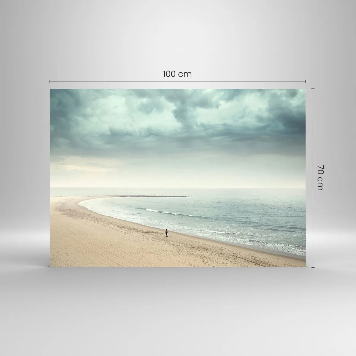 Tablou pe sticlă - Căutând liniștea - 100x70 cm