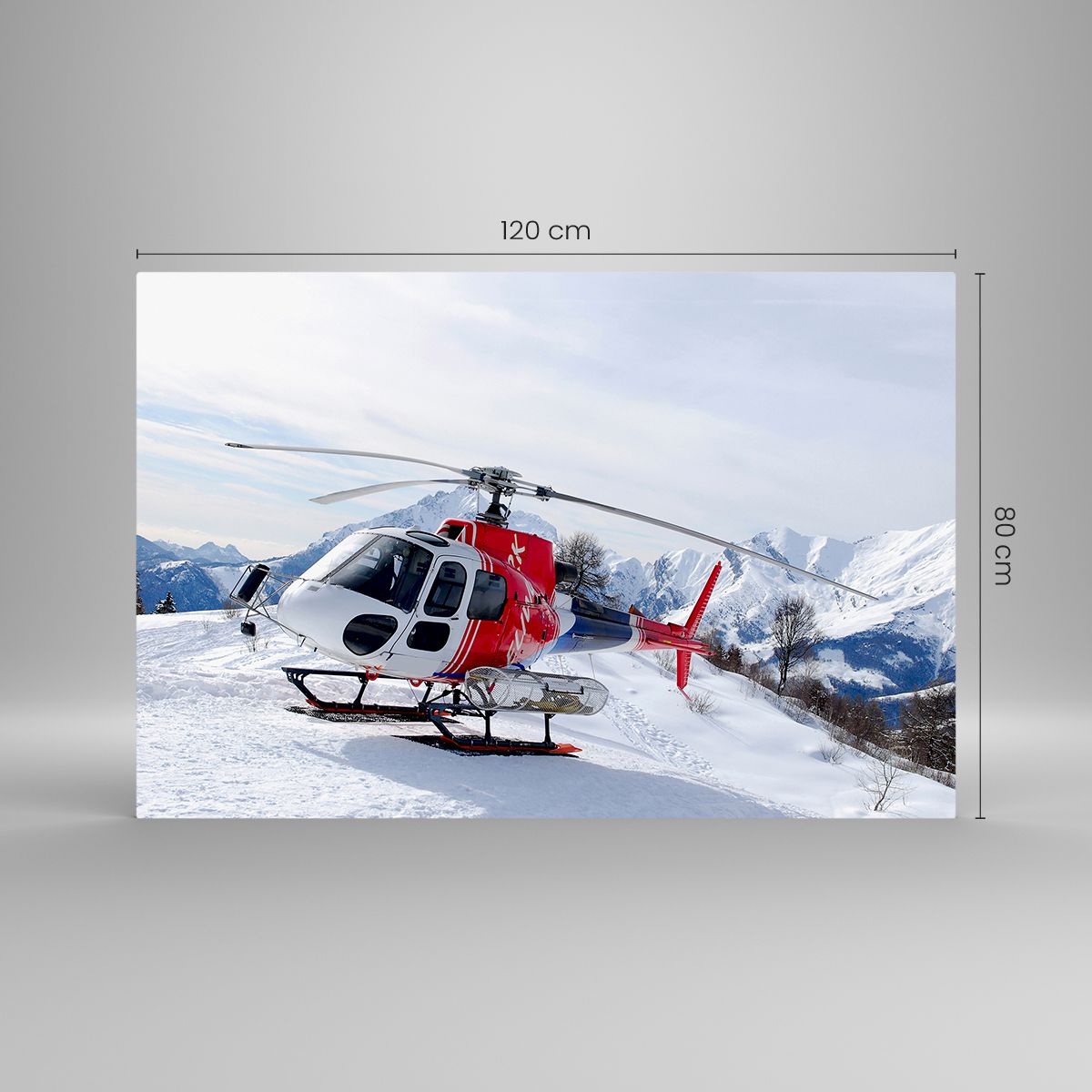 ARTTOR Vidrios Decorativos 150x100cm Cuadro Sobre Vidrio Moderno Helicóptero Océano Isla Paraíso Grande Cuadros Pared Tríptico Decoracion Salon Impresión En Cristal Wall Art Prints GEA150x100-2965