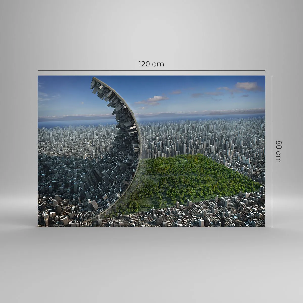 Glass picture - Nature Is Eternal - 120x80 cm