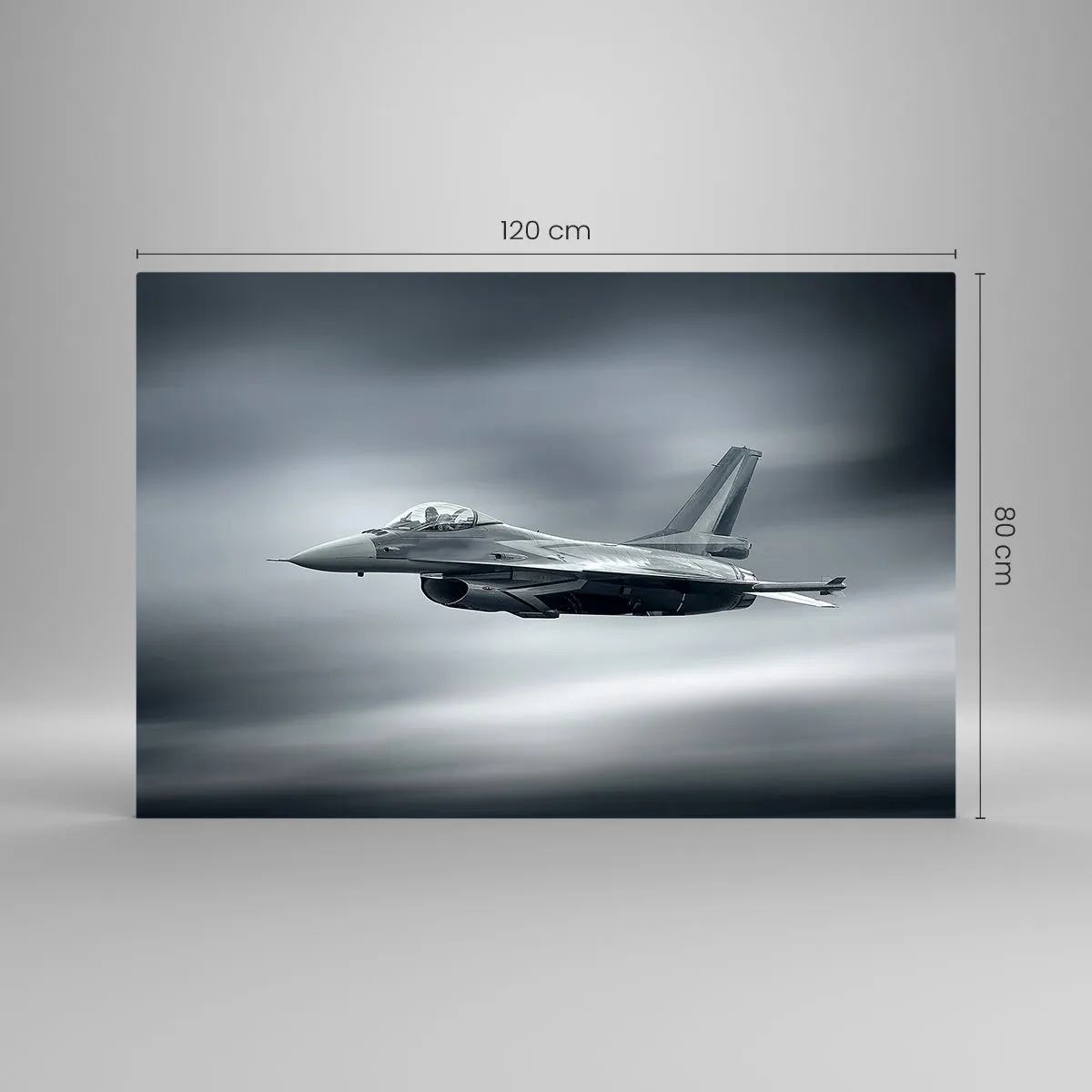 Glass picture - You want to Challenge It? - 120x80 cm