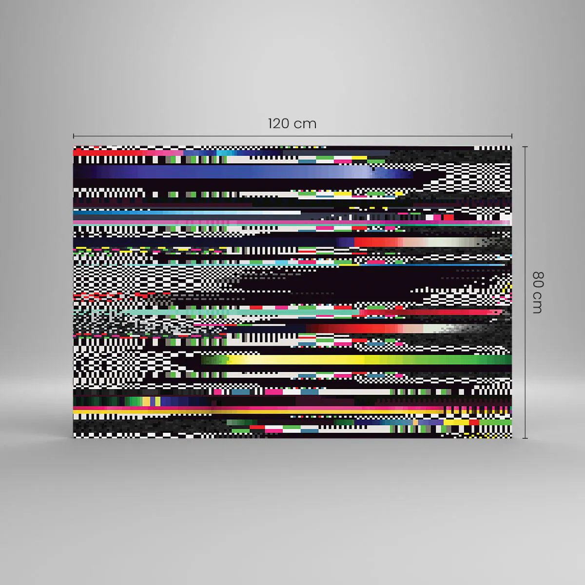 Tablou pe sticlă - Imaginea controlată a realității - 120x80 cm