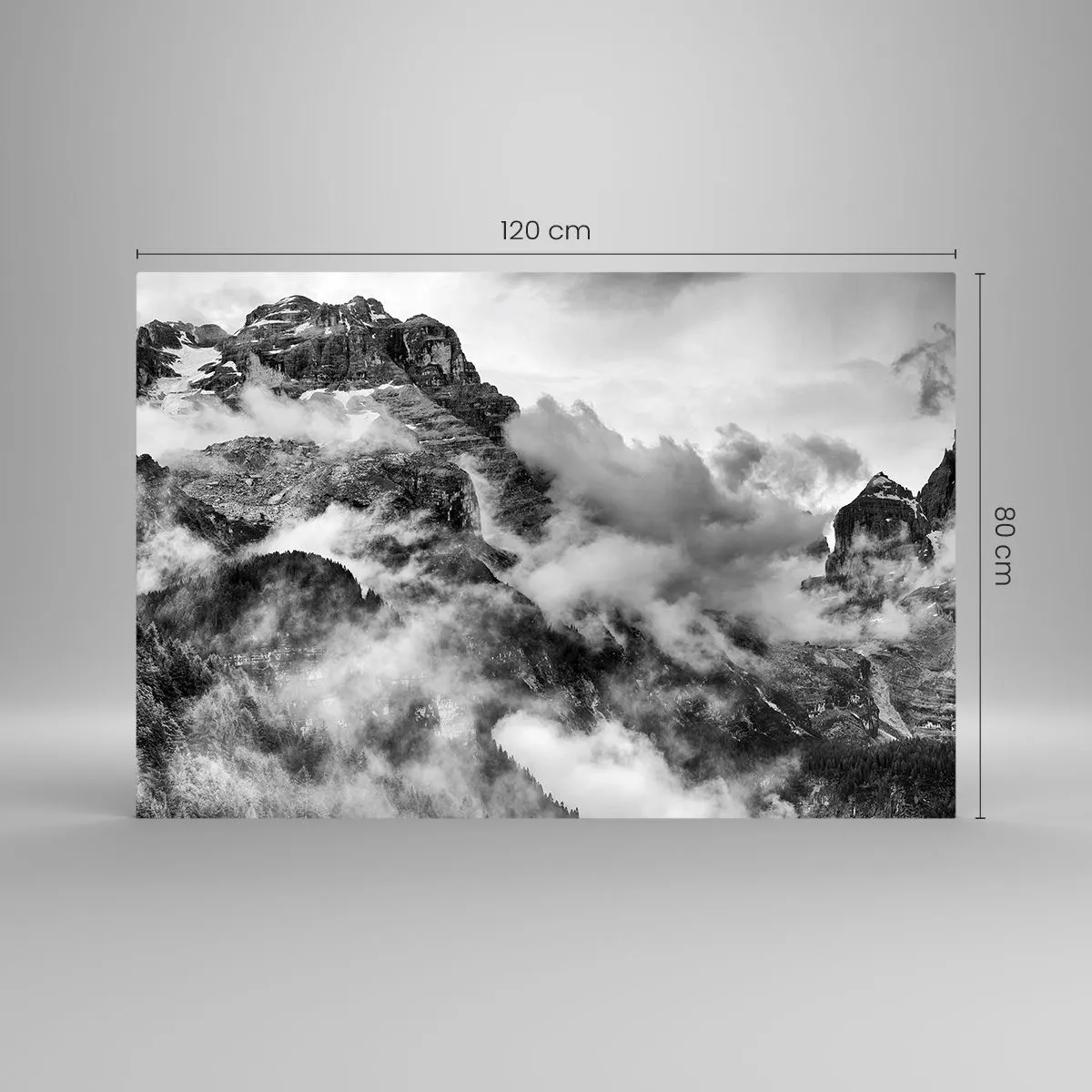 Üveg kép - Gyönyörű és kegyetlen - 120x80 cm