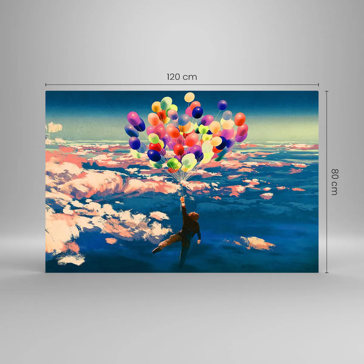 Obraz na skle - Splnené sny detstva - 120x80 cm