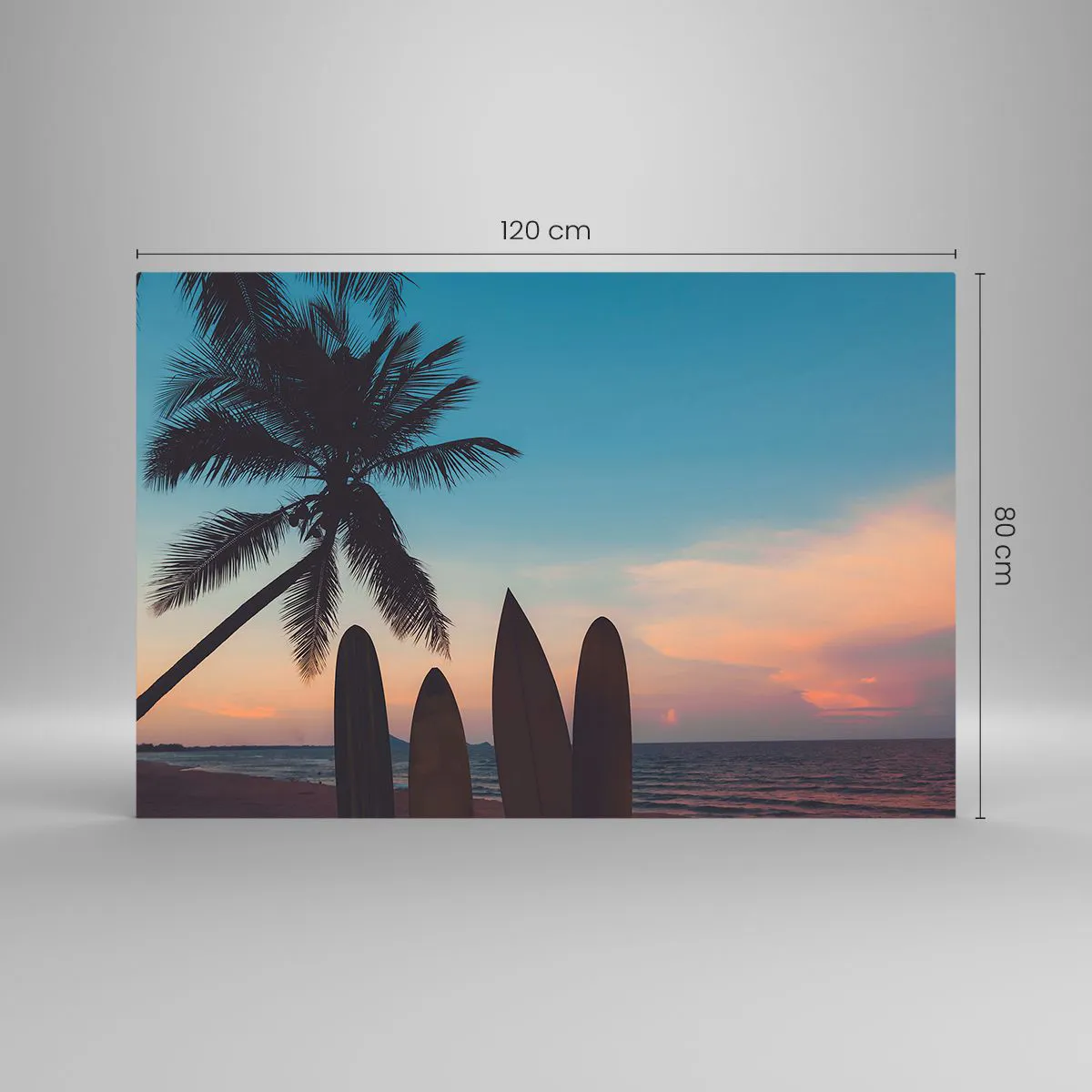 Glass picture - Tomorrow Will Be Fun Too - 120x80 cm