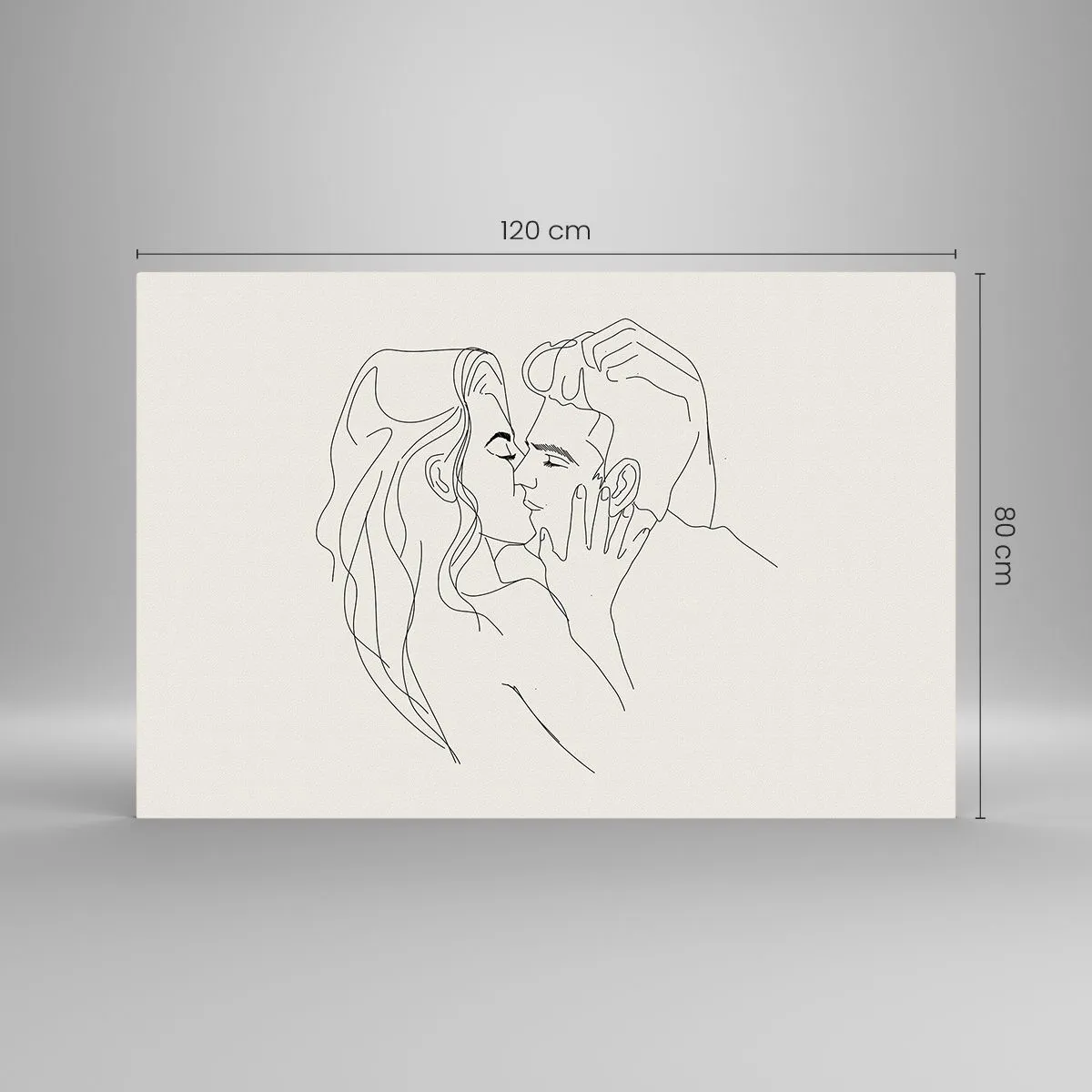 Obraz na skle - Zamotaní citom - 120x80 cm