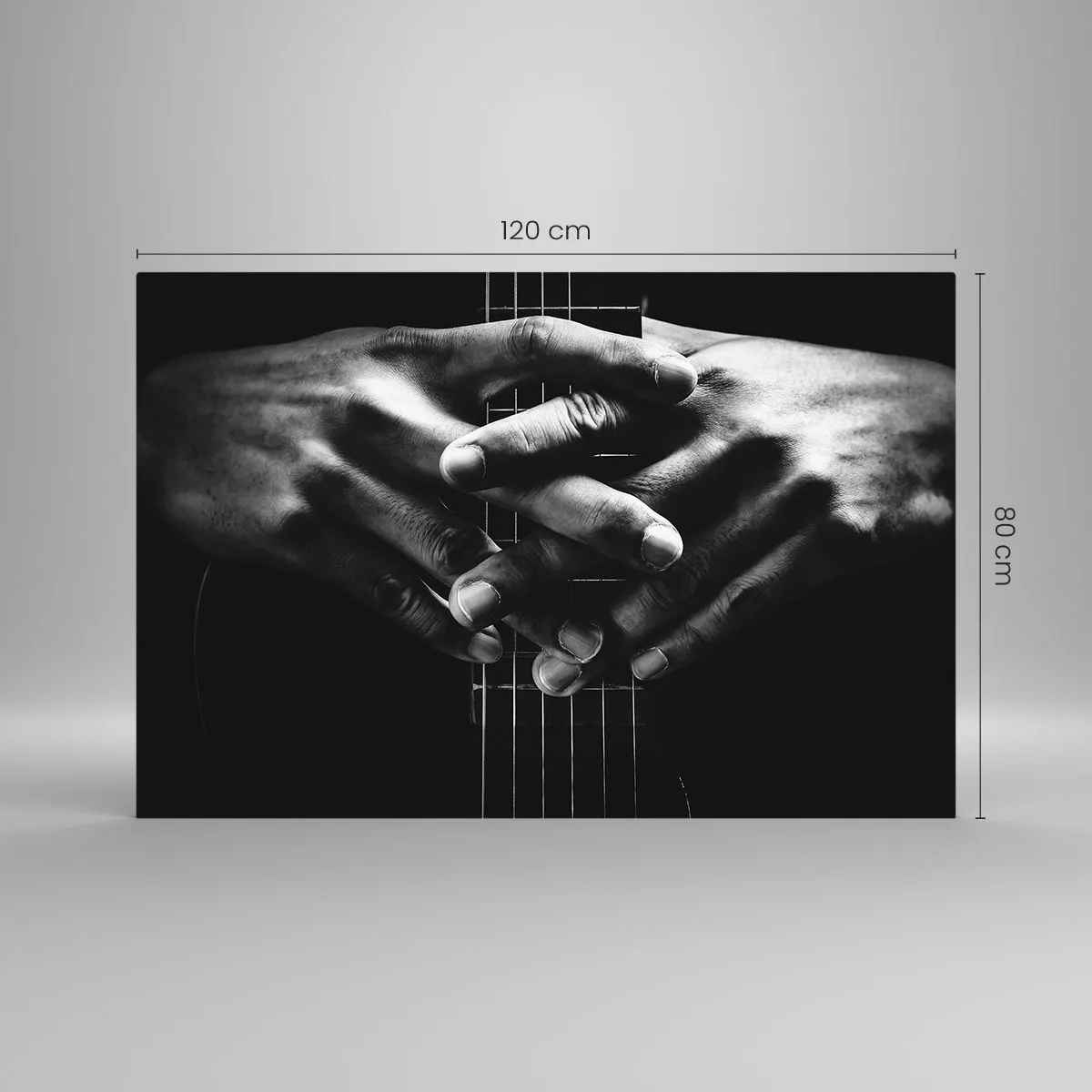 Üveg kép - Művész imája - 120x80 cm